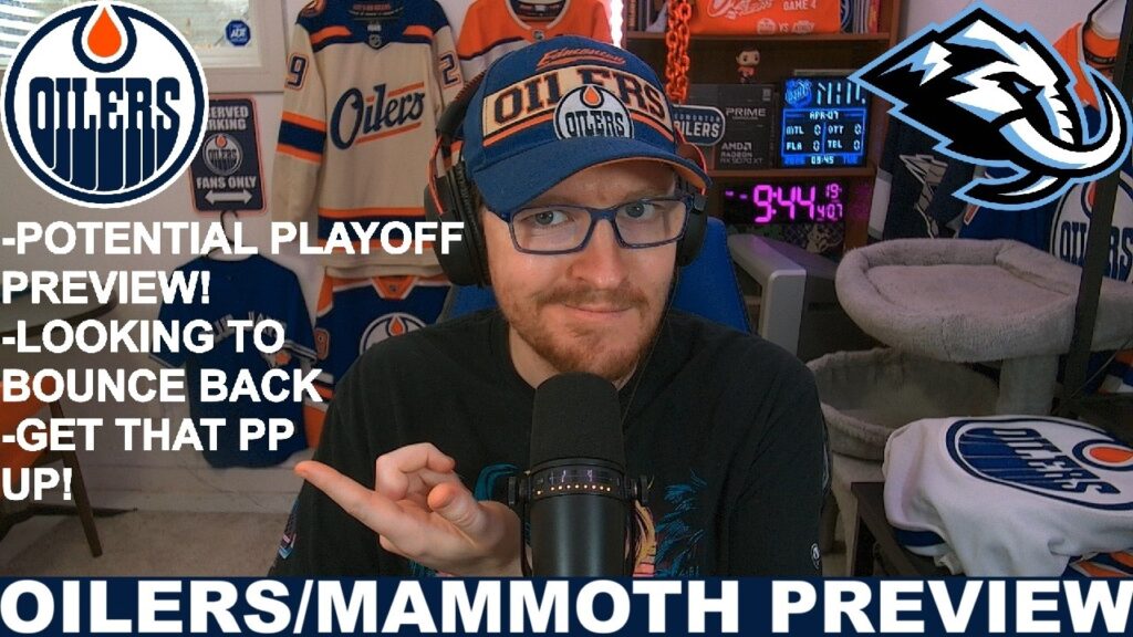 Pre-Game Report: Edmonton Oilers vs Utah Mammoth