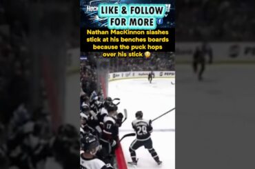 Colorado #Avalanche Nathan MacKinnon loses temper #NHL #Hockey #foryou #fyp #icehockey