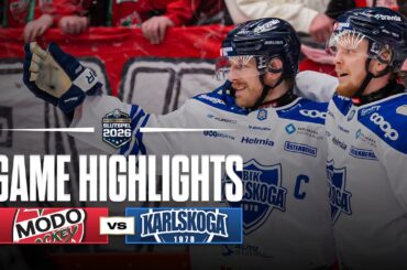 Semifinal 3:7: MoDo vs. BIK Karlskoga | Highlights 5/4