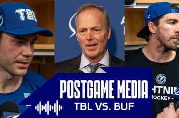 Postgame Media vs BUF | Point, McDonagh, Cooper