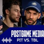 Postgame Media vs PIT | Cirelli, Girgensons, Point, Cooper