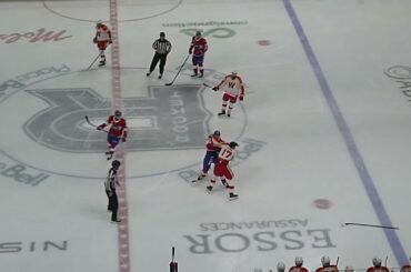 Laval Rocket's Florian Xhekaj and Calgary Wranglers'  Lucas Ciona get into a fight 4/4/26