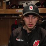 J. Hughes, Bratt, Hischier, Meier, L. Hughes, Keefe react to Fitzgerald news