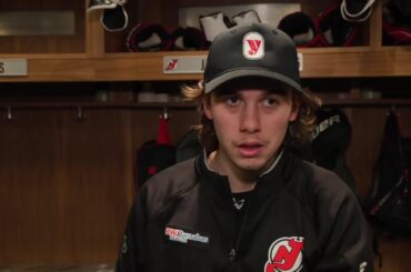 J. Hughes, Bratt, Hischier, Meier, L. Hughes, Keefe react to Fitzgerald news