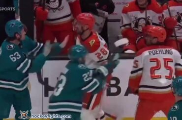 Jeffrey Viel vs Zack Ostapchuk | Apr 01, 2026 | Anaheim Ducks vs San Jose Sharks