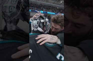 Another look at last night's W. 🤩 #hockey #nhl #sharks