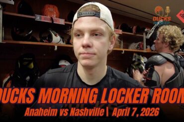 Pavel Mintyukov: "Play hard and simple. No stupid mistakes." | Ducks Morning Skate vs Nashville