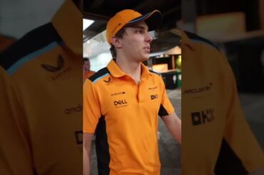 Oscar Piastri and Fernando Alonso swap helmets! #Shorts