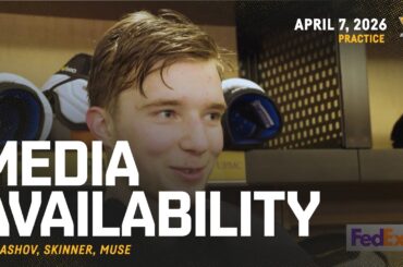 Murashov, Skinner, Muse Media Availability (4.7.26) | Pittsburgh Penguins