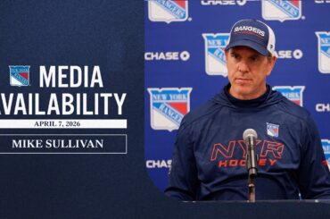 NYR Practice: Mike Sullivan Media Availability | Apr. 7, 2026