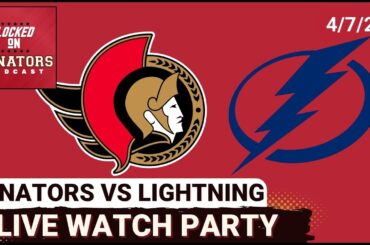 LIVE: Ottawa Senators vs Tampa Bay Lightning - NHL Watch Party - April 7, 2026