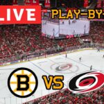 LIVE: Boston Bruins VS Carolina Hurricanes PART 2 Commentary/Scoreboard! #nhlbruins