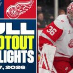 Columbus Blue Jackets at Detroit Red Wings | FULL Shootout Highlights - April 7, 2026