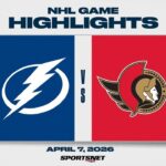 NHL Highlights | Lightning vs. Senators - April 7, 2026
