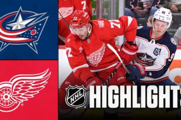 Blue Jackets vs. Red Wings | NHL Highlights | April 07, 2026