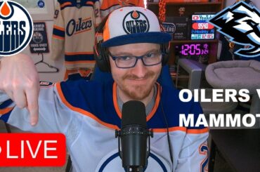 Edmonton Oilers vs Utah Mammoth LIVE | FAN REACTION & COMMENTARY