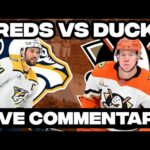Anaheim Ducks Vs Nashville Predators LIVE COMMENTARY! | 2025-26 NHL Season