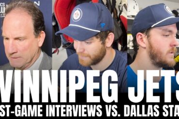 Adam Lowry, Dylan Samberg & Scott Arniel Respond to FIGHT With Jamie Benn, Stars "Dirty Hit"
