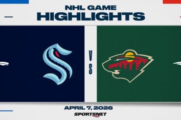NHL Highlights | Kraken vs. Wild - April 7, 2026