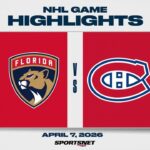 NHL Highlights | Panthers vs. Canadiens - April 7, 2026