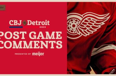 Dylan Larkin, Justin Faulk, Todd McLellan Post Game Comments vs. CBJ | April 7, 2026
