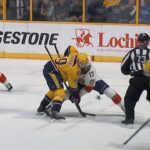 Predators fans toss oven mitts on ice after Arvidsson hat trick