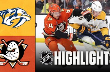Predators vs. Ducks | NHL Highlights | April 07, 2026
