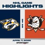 NHL Highlights | Predators vs. Ducks - April 7, 2026