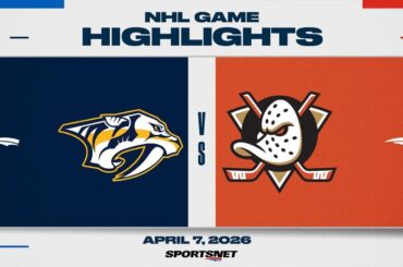NHL Highlights | Predators vs. Ducks - April 7, 2026