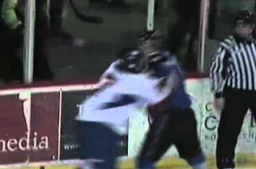 Stephen MacAulay vs Jimmy Oligny Feb 15, 2012