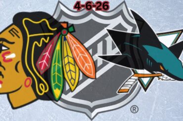 CHICAGO BLACKHAWKS vs SAN JOSE SHARKS NHL HOCKEY LIVE GAME CAST & AUDIO