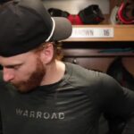 Brown, Hischier and Keefe after 5-1 loss to Flyers