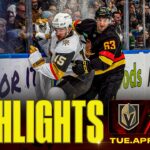 Game in 10 | Vancouver Canucks vs. Vegas Golden Knights Highlights (Apr 7, 2026)