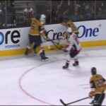 🚨 A head-on collision left Nic Dowd cut open and Aliaksei Protas needing some help off the ice ❌