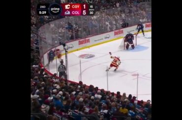 Cale Makar did not return to the game after taking this hit from Adam Klapka in the second period ❌