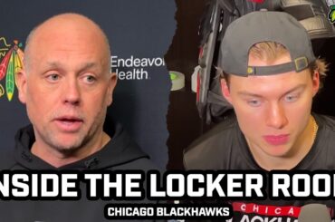 INSIDE THE LOCKER ROOM: Blashill and Bedard REACT to Nick Foligno Trade | CHGO Blackhawks