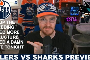 Pre-Game Report: Edmonton Oilers vs San Jose Sharks