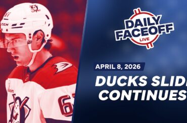 Ducks Slide Continues and Blue Jackets Stay Alive | Daily Faceoff Live