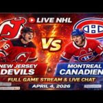 LIVE NHL: New Jersey Devils vs Montreal Canadiens | Full Game Stream & Live Chat