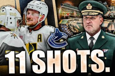 CANUCKS ONLY GET 11 SHOTS AT HOME VS VEGAS + THE ADAM FOOTE DILEMMA EXPLAINED