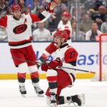 🇩🇰 Ehlers' MAGNIFICENT 3-point game leads the charge for Carolina! 🇩🇰