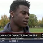 Prep Football: Tyler Johnson Commits to Gophers (10/13/2015)
