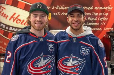 33 SUGARS?!  Jet Greaves and Jake Christiansen Learn How to Work the Tim Hortons Drive Thru! 🍩☕️