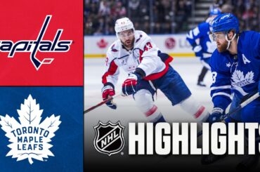Capitals vs. Maple Leafs | NHL Highlights | April 08, 2026