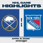 NHL Highlights | Sabres vs. Rangers - April 8, 2026