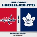 NHL Highlights | Capitals vs. Maple Leafs - April 8, 2026