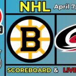 🔴 Boston Bruins vs Carolina Hurricanes LIVE | NHL Hockey | April 8, 2026 | Live SCOREBOARD