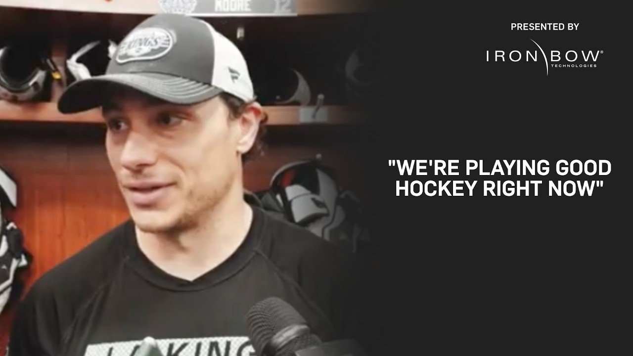 MEDIA: Trevor Moore, Anze Kopitar, and DJ Smith | 04.08.26 Practice in LA