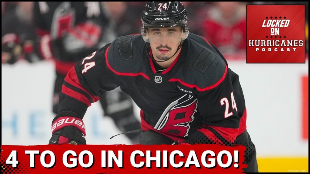 4 TO GO IN CHICAGO! Carolina Hurricanes Start 4-Game Road Trip Against the Blackhawks