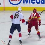 Connor Zary leaves the game following a hit from A.J. Greer ❌